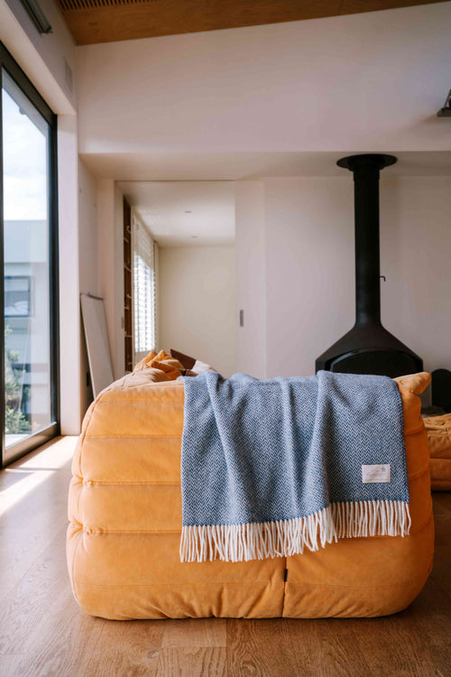 Blue Cliffs 100% NZ Lambwool Throw