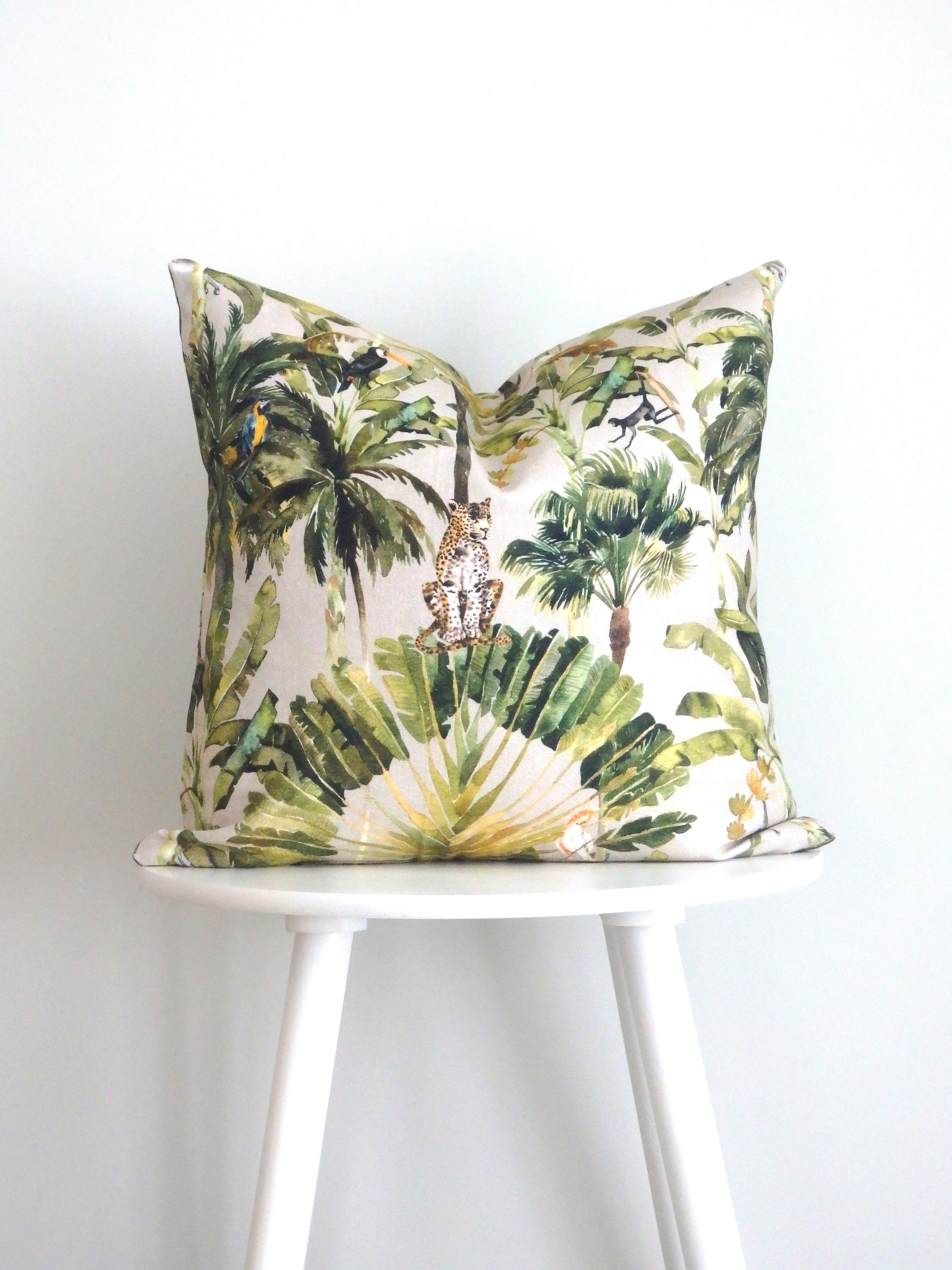 Green Jungle Cushion Cover