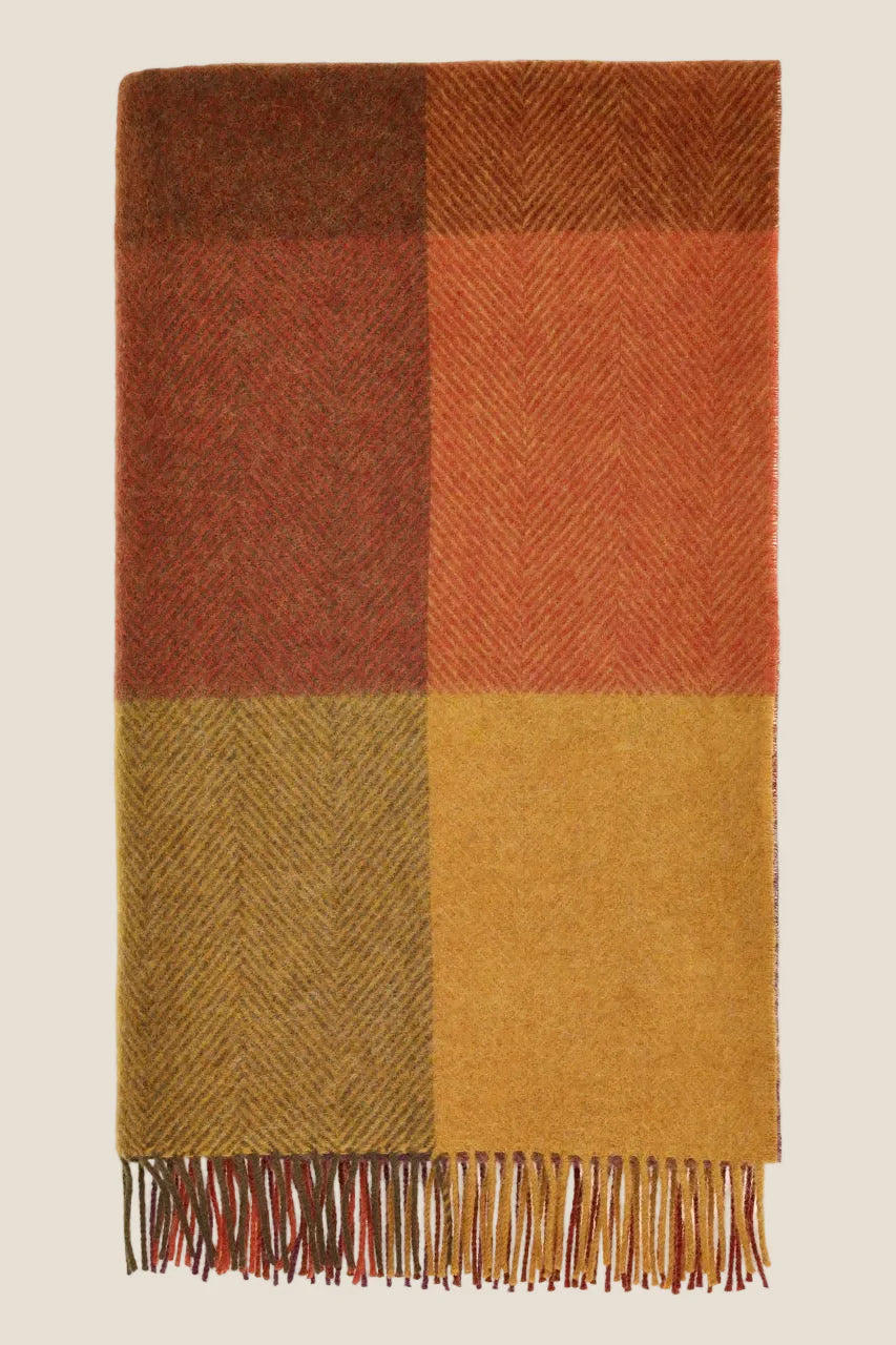 Harland Autumn 100% NZ Wool Throw