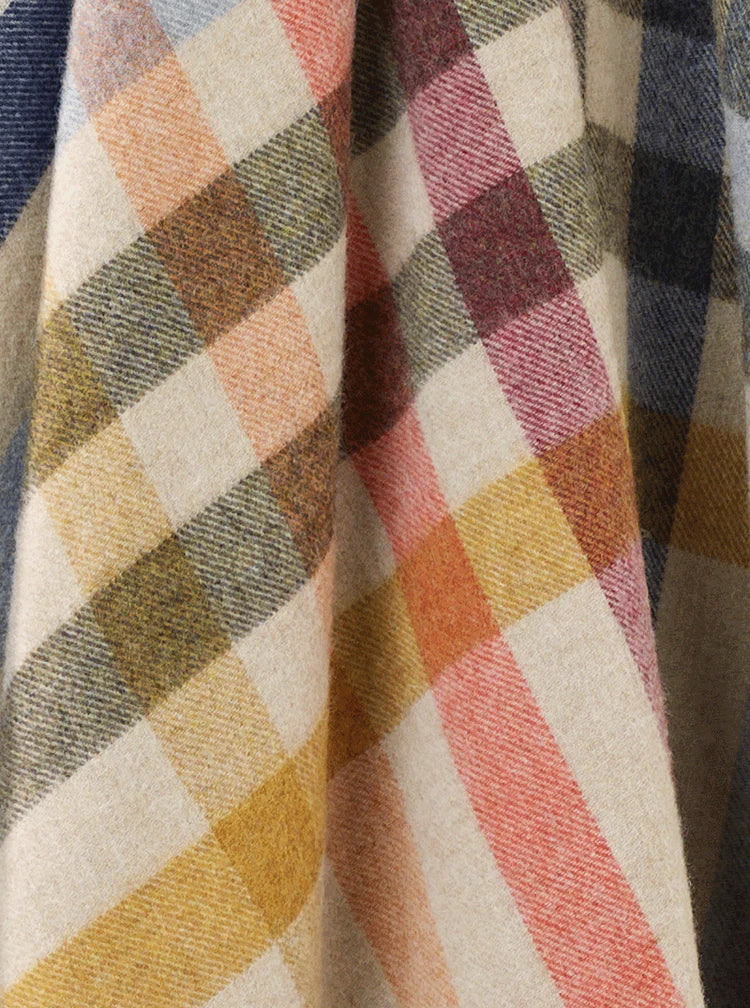 Henley Beige 100% Merino Throw