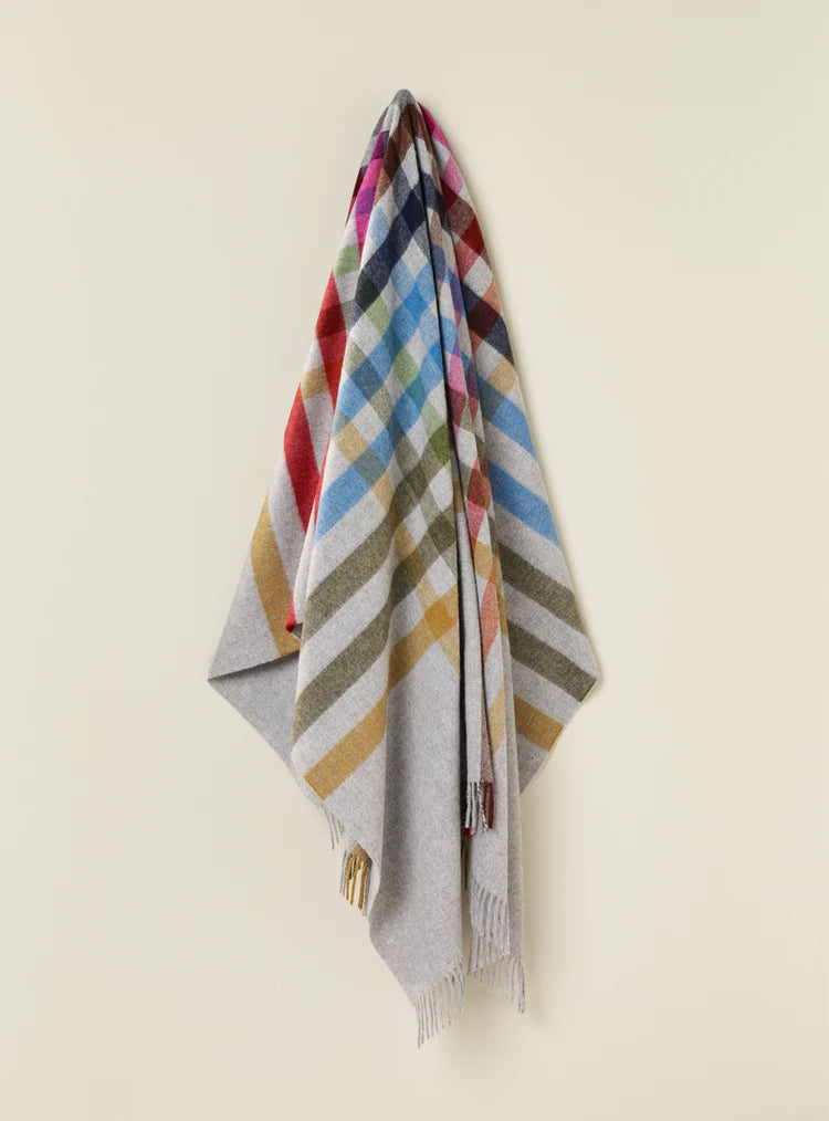 Henley Grey 100% Merino Throw