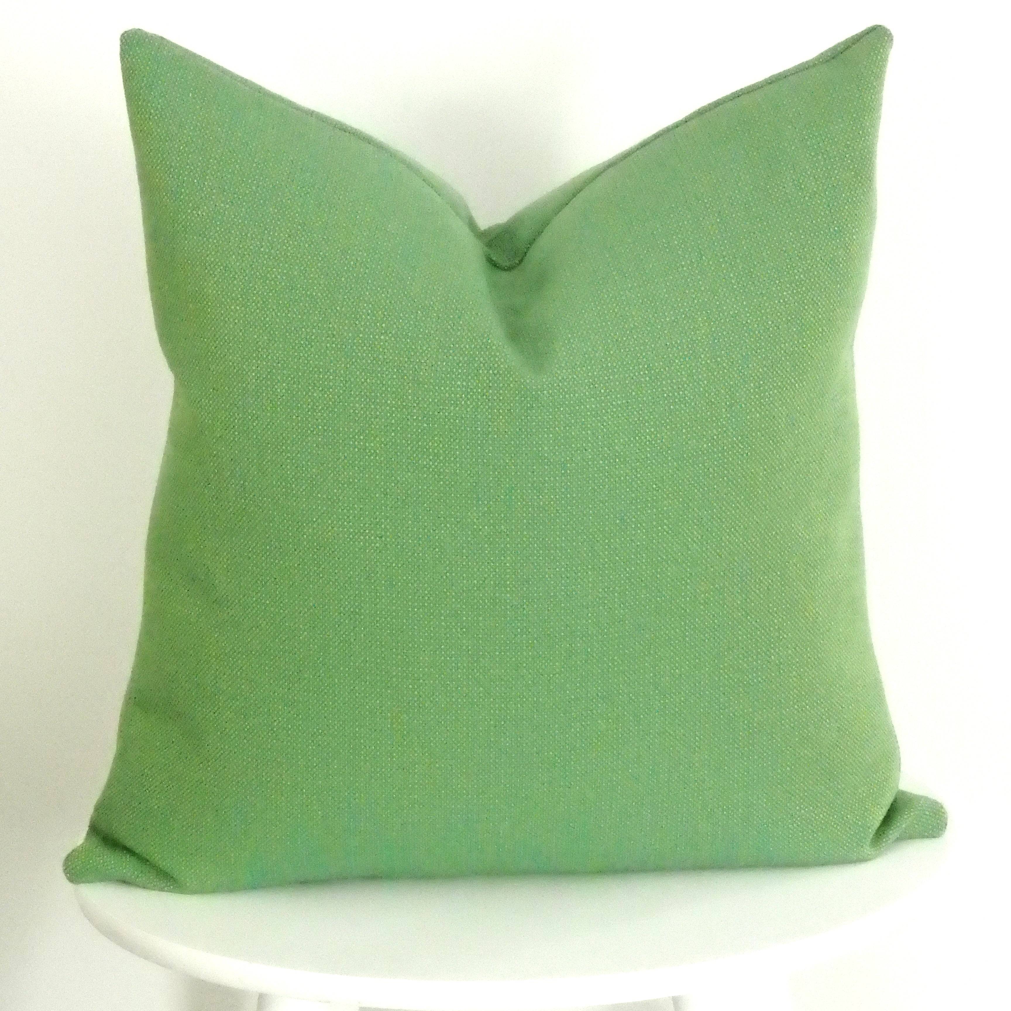 Teal Woollen Cushion Cover