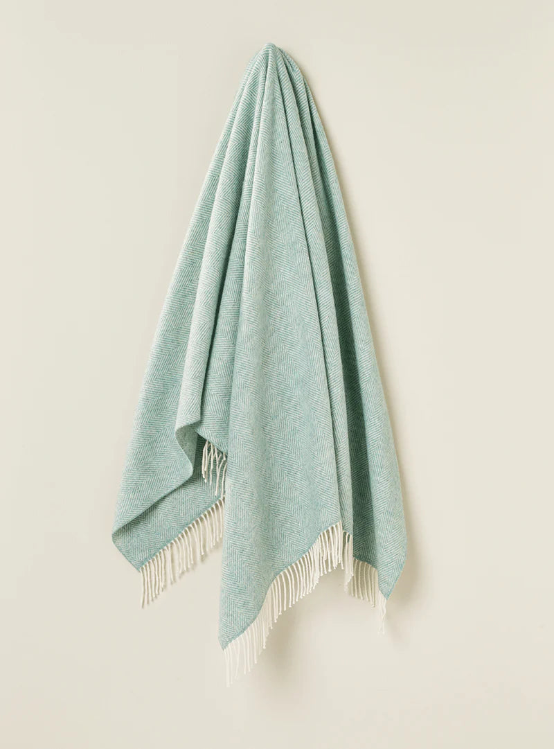 Eucalyptus 100% Merino Wool Throw
