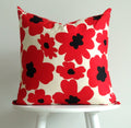 Red Poppy Cushion Cover