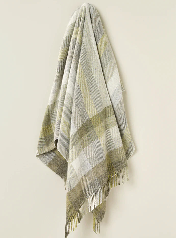 Woodale Olive 100% NZ Wool Throw